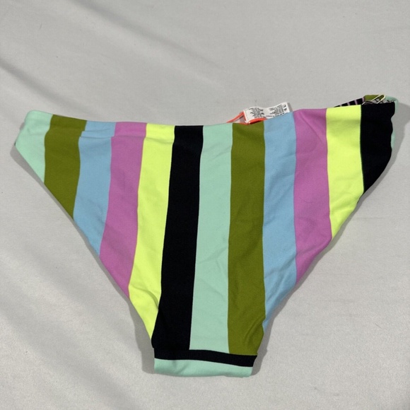 NEW Maaji [ Small‎ ] Trippin Striped Split Side Reversible Bikini Bottoms - Picture 6 of 11